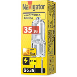 Лампа Navigator 94 211 JC 35W clear G6.35 12V 2000h. Фото 2
