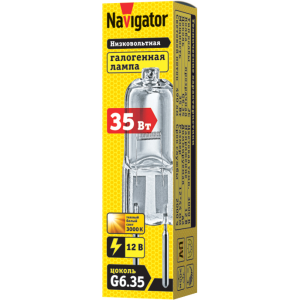 Лампа Navigator 94 211 JC 35W clear G6.35 12V 2000h. Фото 2