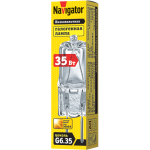 Лампа Navigator 94 213 JCD 35W clear G6.35 230V 2000h. Фото 2