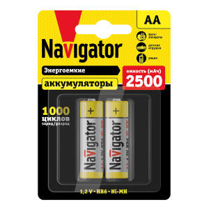 Аккумулятор Navigator 94 464 NHR-2500-HR6-BP2. Фото 1