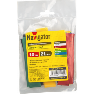 Термо трубка Navigator 71 122 NST-14/7-10-21 (21шт/упак). Фото 2