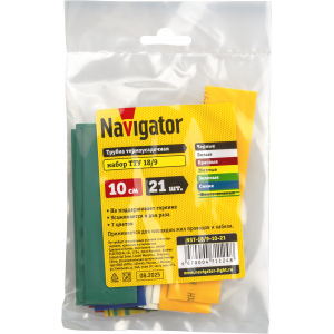 Термо трубка Navigator 71 124 NST-18/9-10-21 (21шт/упак). Фото 2