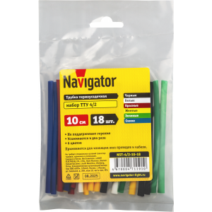 Термо трубка Navigator 71 191 NST-4/2-10-18 (18 шт/упак). Фото 2