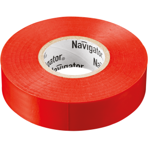 Изолента Navigator 71 230 NIT-B15-10/R красная. Фото 1