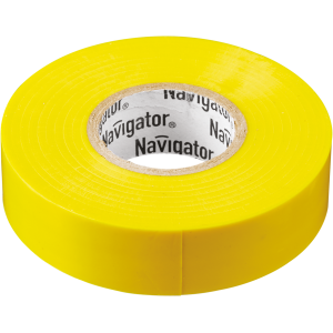 Изолента Navigator 71 231 NIT-B15-10/Y жёлтая. Фото 1