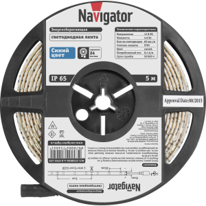 СД Лента Navigator 71 404 NLS-3528B60-4.8-IP65-12V R5. Фото 3