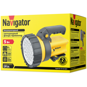 Фонарь Navigator 94 966 NPT-SP10-ACCU Прожект. 37LED, аккум.4В, 4Ач.. Фото 3