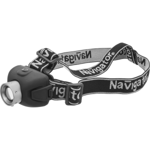 Фонарь Navigator 94 913 NPT-H06-3AAA налоб. CREE 1LEDx5Вт 3 реж. фокус. Фото 1
