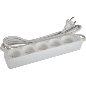 Удлинитель Navigator 71 553 NPE-S-05-300-X-2x0.75 б/з 5 гн. 3м. Фото 1