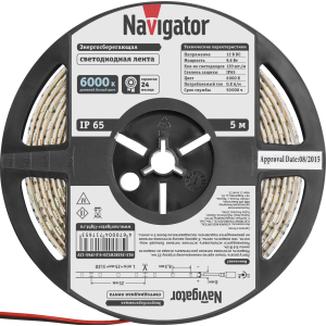 СД Лента Navigator 71 765 NLS-3528СW120-9.6-IP65-12V R5. Фото 3