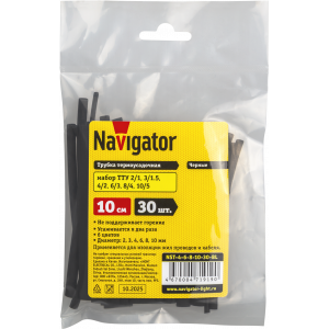 Термо трубка Navigator 71 919 NST-4-6-8-10-30-BL (30 шт/упак). Фото 2