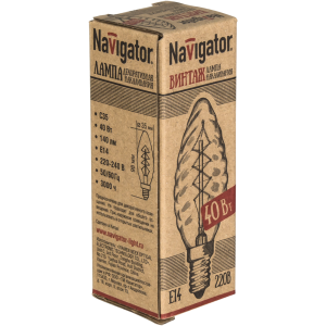 Лампа Navigator 71 954 NI-V-TC-C-40-230-E14-CLG. Фото 2