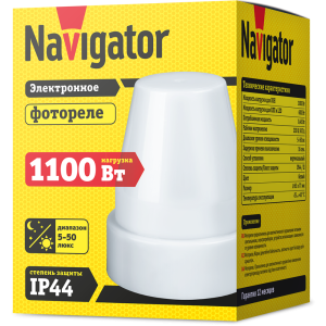 Датчик Navigator 71 959 NS-PC01-WH Фотореле. Фото 3