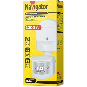 Датчик Navigator 71 965 NS-IRM04-WH Датчик движения ИК. Фото 2
