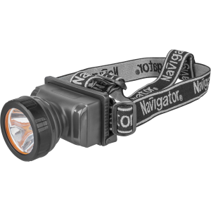 Фонарь Navigator 61 284 NPT-H10-ACCU налоб 1LEDx2Вт 2 реж акк.3.7В, 1,8Ач. Фото 1