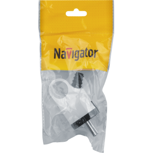 Вилка Navigator 61 361 NCA-PL03-16A-E-WH угловая с/з белая. Фото 4