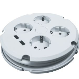 Удлинитель Navigator 61 456 NPE-USB02-04-150-ESC-3X1с/з выкл.4 гн.1.5м USB2.1A. Фото 1