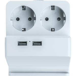 Удлинитель Navigator 61 457 NPE-USB03-02-150-E-3X1с/з 2 гн.1.5м USB2.1A. Фото 2