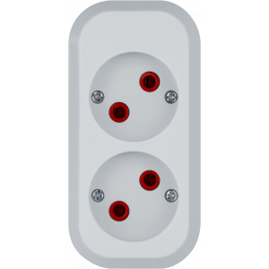 Колодка Navigator 61 583 NCA-BL01-02-X-WH 2гн б/з АБС пластик. Фото 2