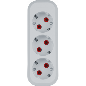 Колодка Navigator 61 584 NCA-BL01-03-E-WH 3гн с/з АБС пластик. Фото 2