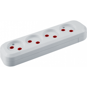 Колодка Navigator 61 587 NCA-BL01-04-X-WH 4гн б/з АБС пластик. Фото 1