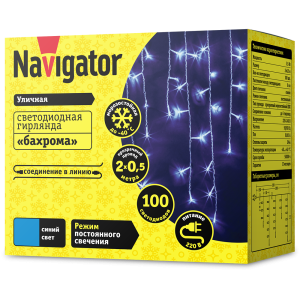 Гирлянда Navigator 61 841 NGF-I01-100B-8-3.5m-230-TR-IP44. Фото 2