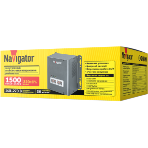 Стабилизатор напряжения Navigator 61 776 NVR-RW1-1500. Фото 2