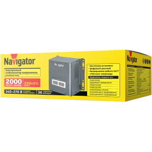 Стабилизатор напряжения Navigator 61 777 NVR-RW1-2000. Фото 2