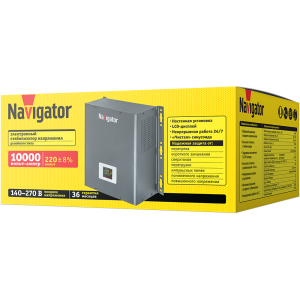 Стабилизатор напряжения Navigator 61 781 NVR-RW1-10000. Фото 2