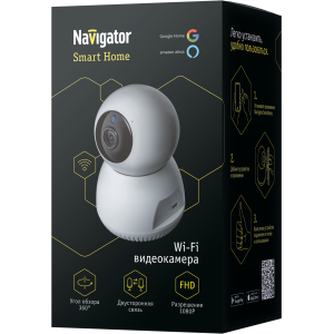 Видеокамера Navigator 14 546 NSH-CAM-01-IP20-WiFi. Фото 2