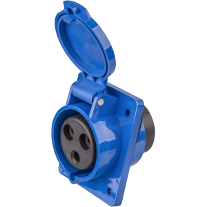 Розетка Navigator 14 315 NCA-SR423-32-220 стационарная скрытая 32А 2P+PE IP44. Фото 1