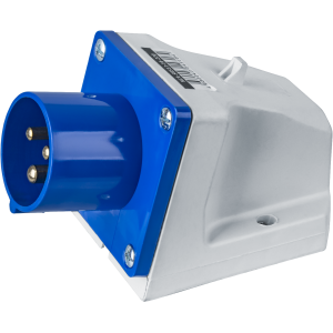Вилка Navigator 14 318 NCA-SR513-16-220 стационарная 16А 2P+PE IP44. Фото 1