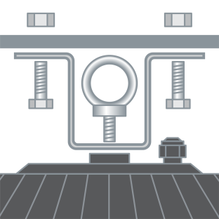 Скоба для накладного монтажа NHB-P7 — Фото 2
