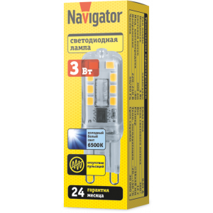 Лампа Navigator 80 250 NLL-P-G9-3-230-6.5K-NF (без пульсаций). Фото 2