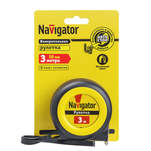 Рулетка Navigator 80 257 NMT-Ru01-A-3-16 (автостоп, 3 м*16 мм). Фото 2