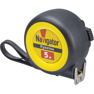 Рулетка Navigator 80 258 NMT-Ru01-A-5-19 (автостоп, 5 м*19 мм). Фото 1