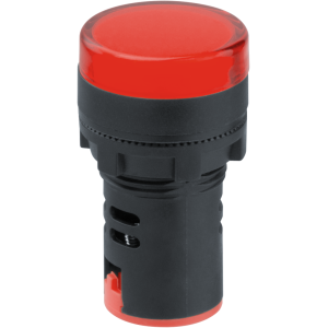 Лампа индикаторная Navigator 82 801 NBI-I-AD22-230-R красная d22мм 230В AC/DC. Фото 1