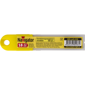 Лезвие сменное Navigator 80 283 NEM-Ls01-H10 (18*0.5 мм, набор 10 шт.). Фото 3