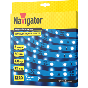 СД Лента Navigator 80 295 NLS-3528B60-4.8-IP20-12V R5. Фото 2