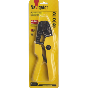 Пресс-клещи Navigator 80 380 NHT-Pkv01-M-16 (для втулочных, 16 мм2). Фото 3