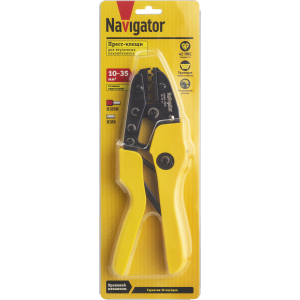 Пресс-клещи Navigator 80 381 NHT-Pkv01-M-35 (для втулочных, 35 мм2). Фото 3