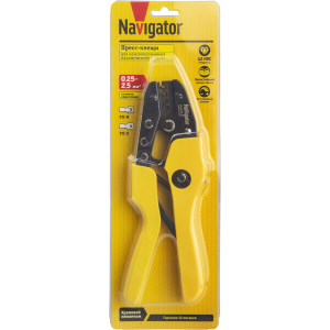 Пресс-клещи Navigator 80 383 NHT-Pkv01-M-2.5 (для автоклемм, 2.5 мм2). Фото 3