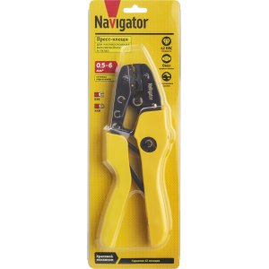 Пресс-клещи Navigator 80 384 NHT-Pki01 (для изолированных, 6 мм2). Фото 3