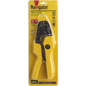 Пресс-клещи Navigator 80 385 NHT-Pkv01-M-10 (для неизолированных, 6 мм2). Фото 1