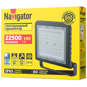 Светильник Navigator 80 676 NFL-02-150-6.5K-BL-LED. Фото 3