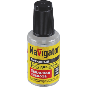 Флюс Navigator 93 262 NEM-Fl01-F22 (паяльная кислота, 22 мл). Фото 1