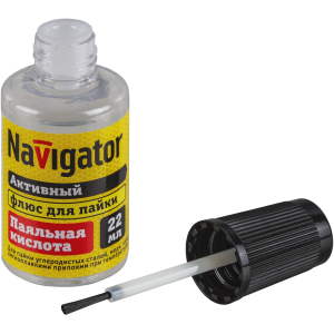 Флюс Navigator 93 262 NEM-Fl01-F22 (паяльная кислота, 22 мл). Фото 2