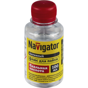 Флюс Navigator 93 263 NEM-Fl01-F100 (паяльная кислота, 100 мл). Фото 1