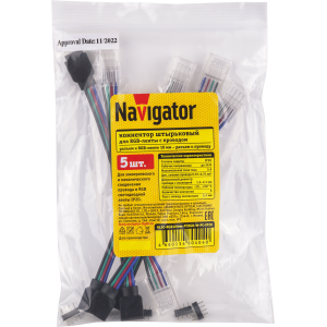 Коннектор Navigator 80 404 NLSC-RGB10mm-PCRGB-W-PC-IP20. Фото 3