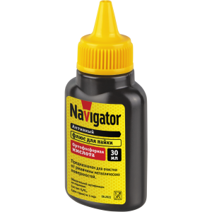 Флюс Navigator 93 747 NEM-Fl04-F30 (ортофосфорная кислота, 30мл). Фото 1